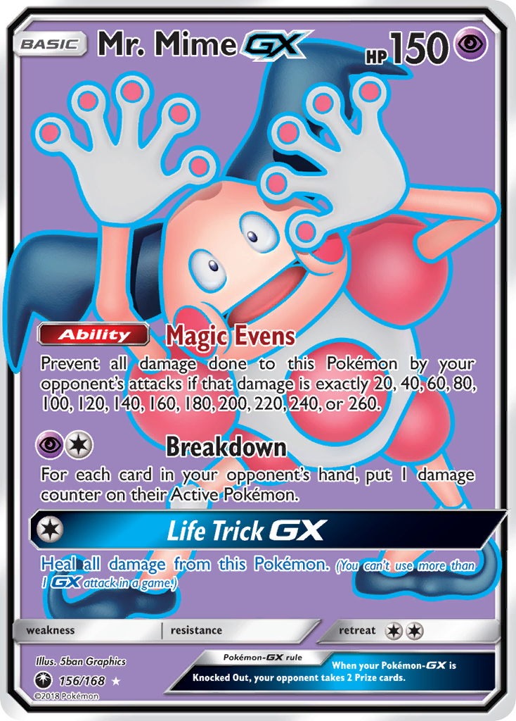 Mr. Mime GX (156/168) [Sun & Moon: Celestial Storm] | Arkham Games and Comics