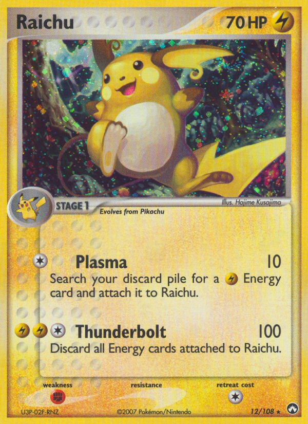 Raichu (12/108) [EX: Power Keepers] | Arkham Games and Comics