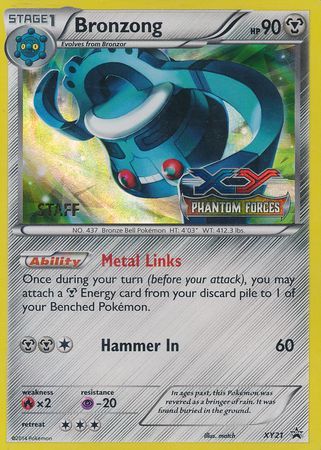 Bronzong (XY21) (Staff) [XY: Black Star Promos] | Arkham Games and Comics