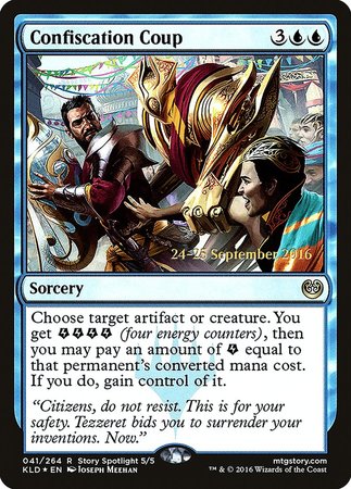 Confiscation Coup [Kaladesh Promos] | Arkham Games and Comics