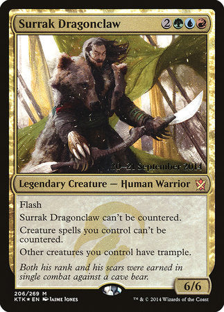 Surrak Dragonclaw [Khans of Tarkir Promos] | Arkham Games and Comics