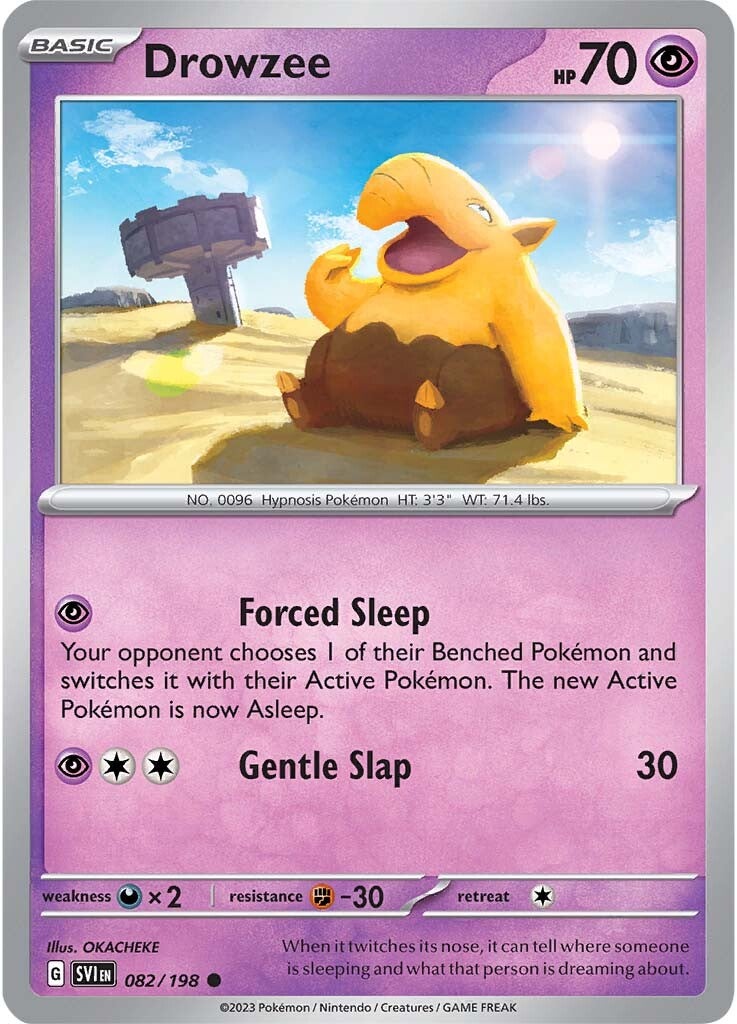 Drowzee (082/198) [Scarlet & Violet: Base Set] | Arkham Games and Comics