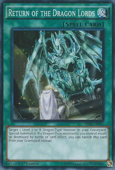 Return of the Dragon Lords [SR02-EN025] Super Rare | Arkham Games and Comics