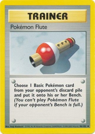 Pokemon Flute (86/102) [Base Set Unlimited] | Arkham Games and Comics