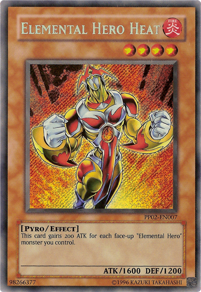 Elemental HERO Heat [PP02-EN007] Secret Rare | Arkham Games and Comics