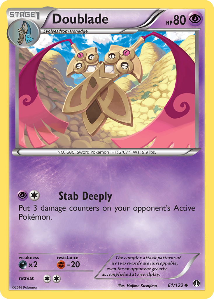 Doublade (61/122) [XY: BREAKpoint] | Arkham Games and Comics