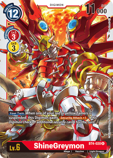 ShineGreymon [BT4-020] [Great Legend] | Arkham Games and Comics