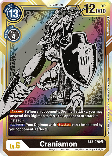 Craniamon [BT3-075] (Alternate Art) [Release Special Booster Ver.1.5] | Arkham Games and Comics