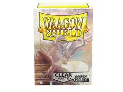 Dragon Shield Non-Glare Sleeve - Clear ‘Mantem’ 100ct | Arkham Games and Comics