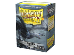 Dragon Shield Non-Glare Sleeve - Silver ‘Argentia’ 100ct | Arkham Games and Comics