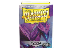 Dragon Shield Non-Glare Sleeve - Purple ‘Amifist’ 100ct | Arkham Games and Comics
