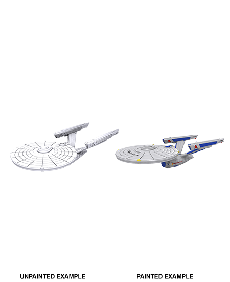 Star Trek: Deep Cuts Unpainted Miniatures - Constitution Class (refit) | Arkham Games and Comics