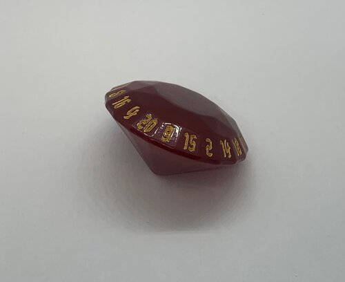 Poly Here Dice The Rogue D20 Gem | Arkham Games and Comics