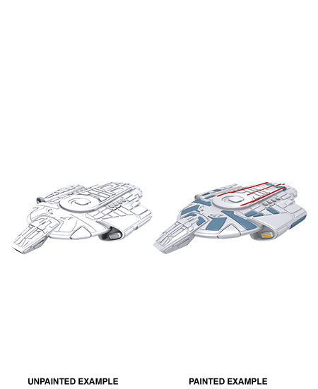 Star Trek: Deep Cuts Unpainted Miniatures: Defiant Class | Arkham Games and Comics
