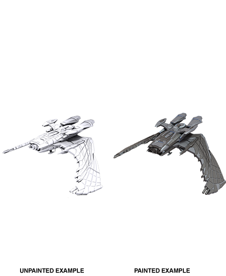 Star Trek: Deep Cuts Unpainted Miniatures: Reman Warbird | Arkham Games and Comics