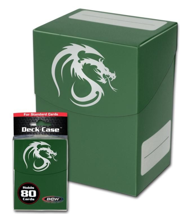 Deck Case - Green | Arkham Games and Comics
