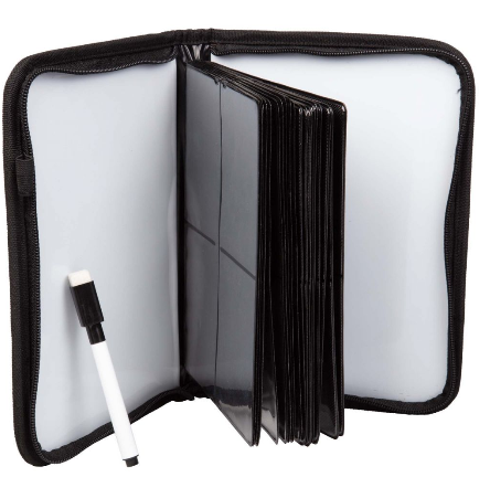 Zipperbound Binder - 4 Pocket - Black | Arkham Games and Comics