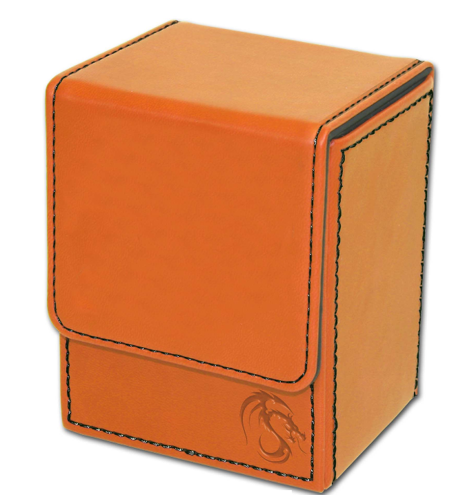 Deck Case - LX - Orange | Arkham Games and Comics