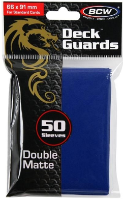 Deck Guard - Double Matte - Blue | Arkham Games and Comics