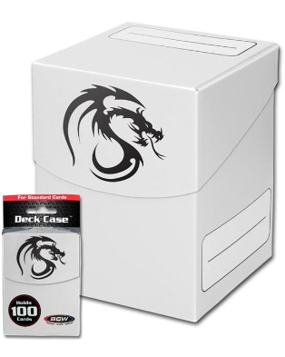 Deck Case - Large - White | Arkham Games and Comics