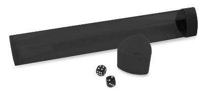 Playmat Tube with Dice Cap - Smoke | Arkham Games and Comics