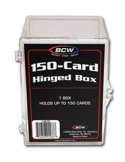 Hinged Trading Card Box - 150 Count | Arkham Games and Comics