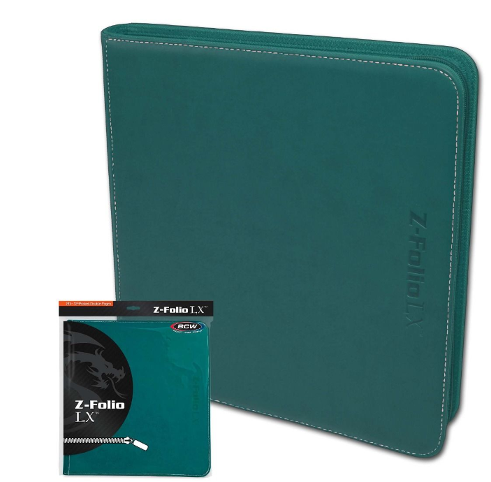 Z-Folio 12-Pocket LX Album - Teal | Arkham Games and Comics