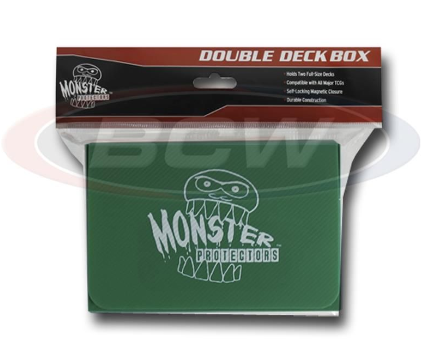 Double Deck Box - Matte Green | Arkham Games and Comics