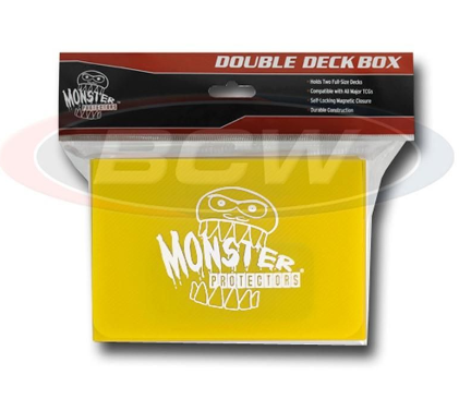 Double Deck Box - Matte Yellow | Arkham Games and Comics