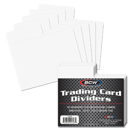 Trading Card Dividers - Horizontal | Arkham Games and Comics