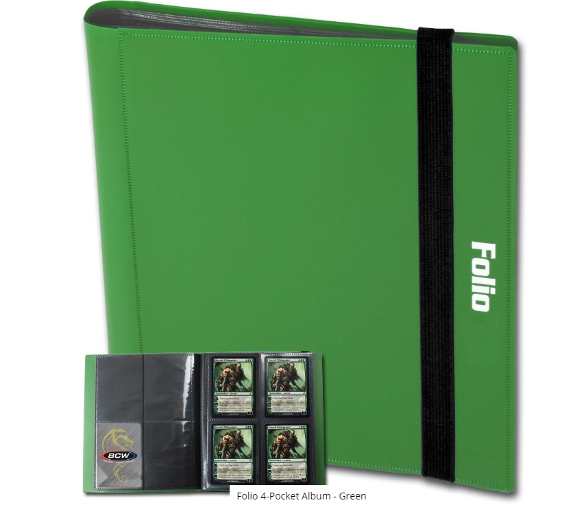 Folio 4-Pocket Album - Green | Arkham Games and Comics