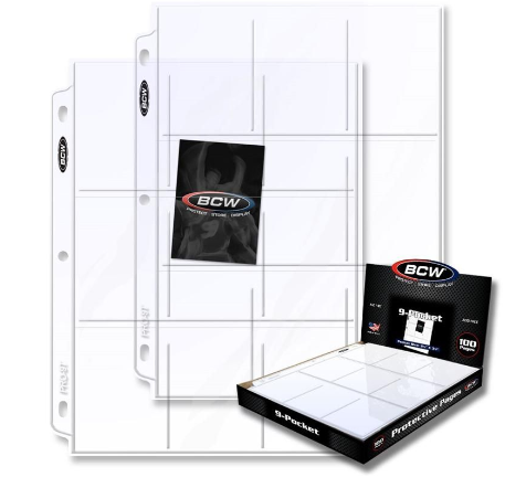 Pro 9-Pocket Page (100 CT. Box) | Arkham Games and Comics