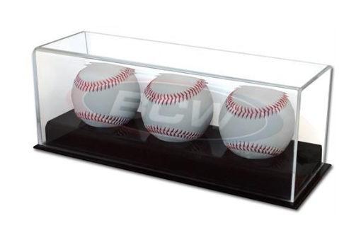 Acrylic Triple Baseball Display | Arkham Games and Comics