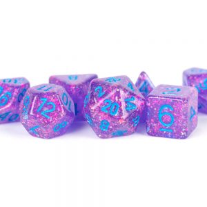 Metallic Dice Game 16mm Flash Dice Purple | Arkham Games and Comics