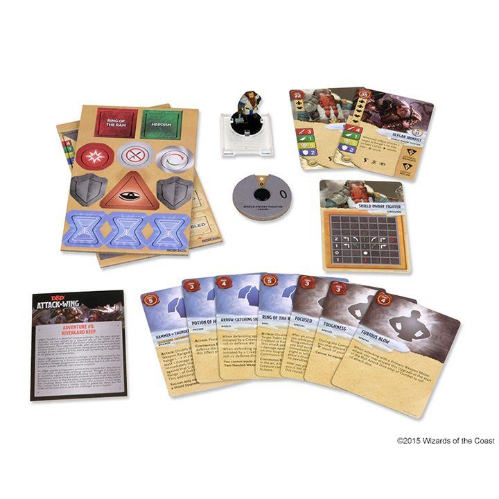 Dungeons & Dragons - Attack Wing Wave 6 Shield Dwarf Fighter Expansion Pack | Arkham Games and Comics