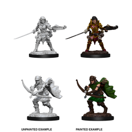 Pathfinder Battles Unpainted Minis - Female Half-Elf Ranger | Arkham Games and Comics