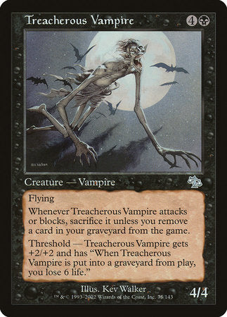 Treacherous Vampire [Judgment] | Arkham Games and Comics