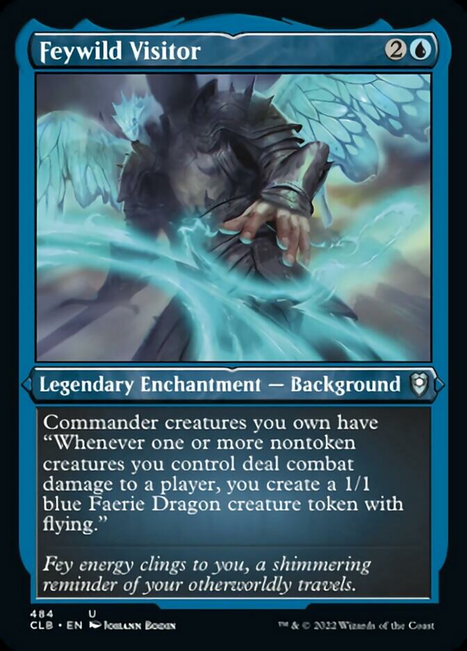 Feywild Visitor (Foil Etched) [Commander Legends: Battle for Baldur's Gate] | Arkham Games and Comics