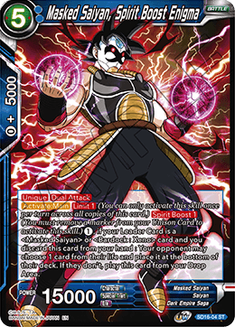 Masked Saiyan, Spirit Boost Enigma (Starter Deck - Darkness Reborn) (SD16-04) [Cross Spirits] | Arkham Games and Comics