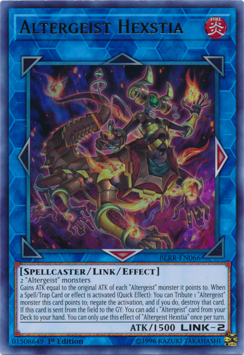 Altergeist Hexstia [BLRR-EN066] Ultra Rare | Arkham Games and Comics