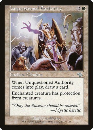 Unquestioned Authority [Judgment] | Arkham Games and Comics