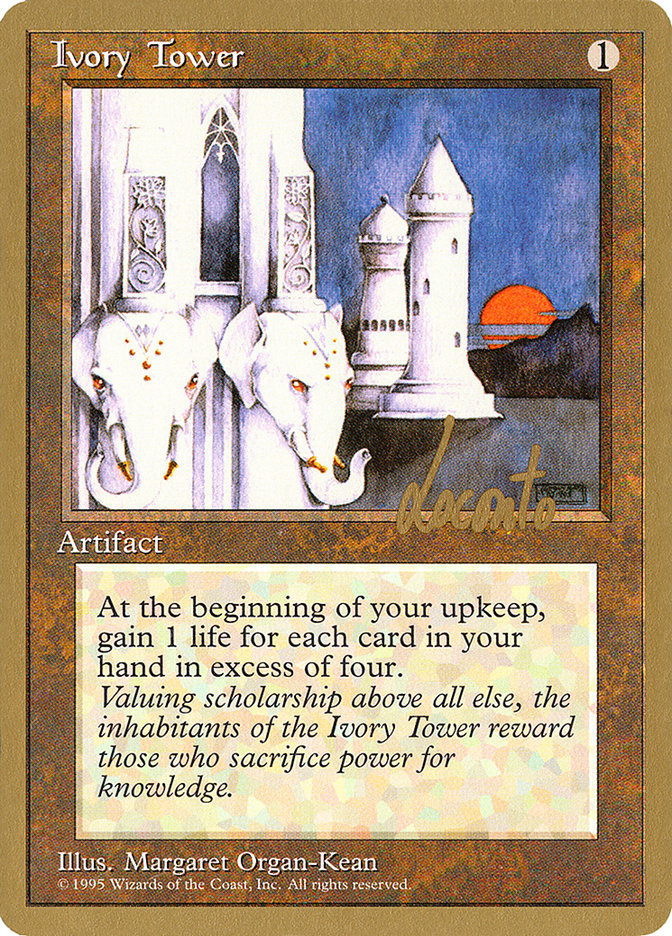 Ivory Tower (Michael Loconto) [Pro Tour Collector Set] | Arkham Games and Comics
