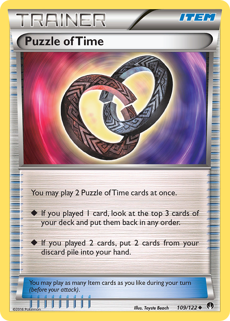 Puzzle of Time (109/122) [XY: BREAKpoint] | Arkham Games and Comics