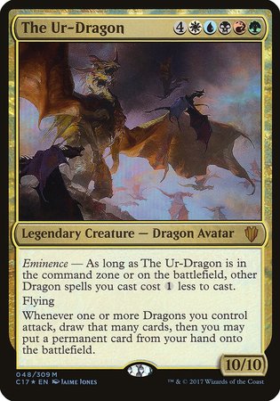 The Ur-Dragon (Commander 2017) [Commander 2017 Oversized] | Arkham Games and Comics