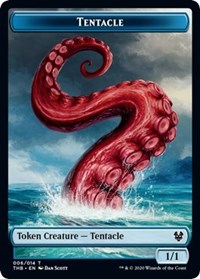 Tentacle // Satyr Double-sided Token [Theros Beyond Death Tokens] | Arkham Games and Comics