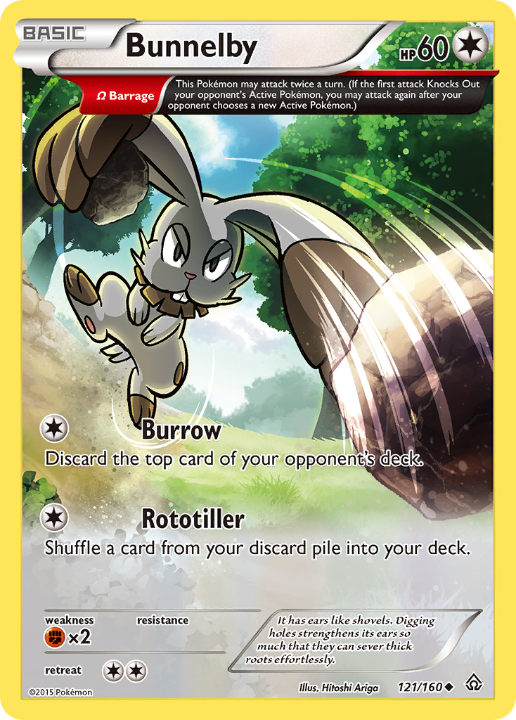 Bunnelby (121/160) [XY: Primal Clash] | Arkham Games and Comics