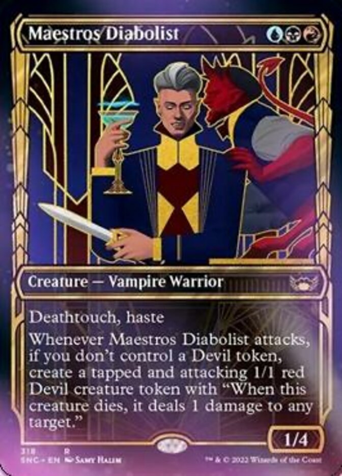 Maestros Diabolist (Showcase Golden Age) [Streets of New Capenna] | Arkham Games and Comics