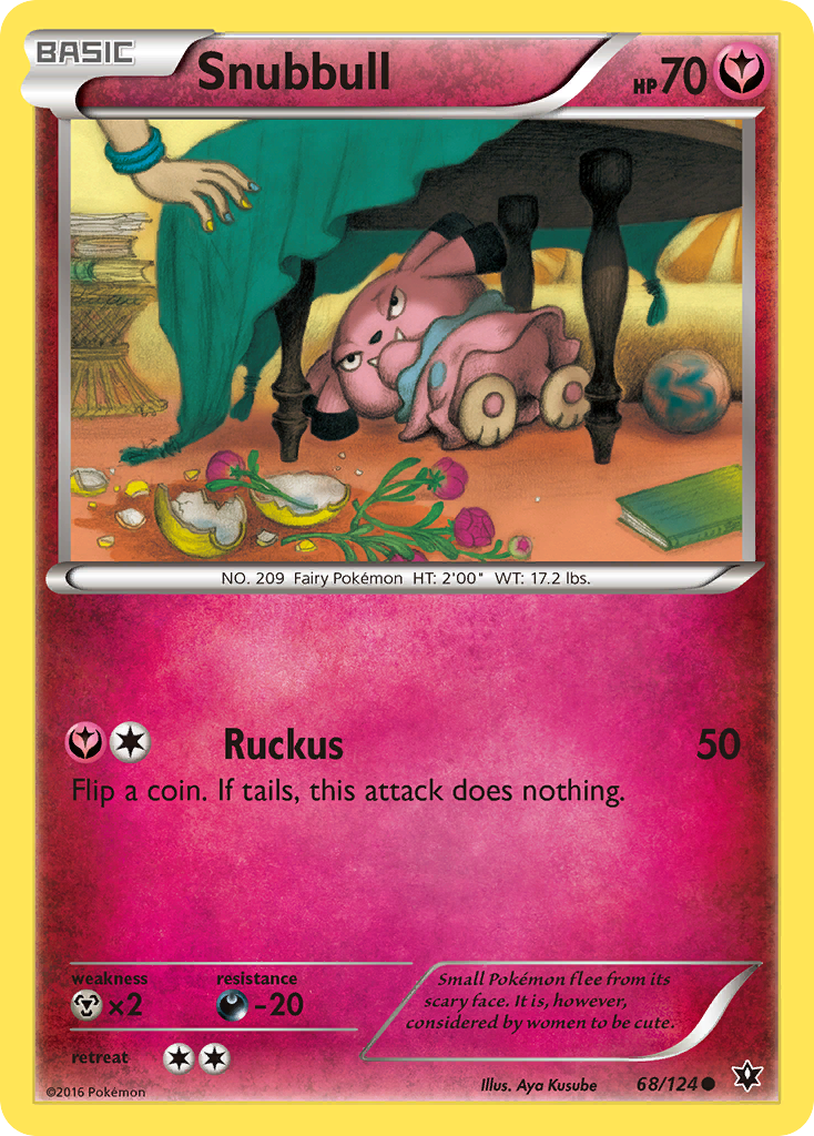 Snubbull (68/124) [XY: Fates Collide] | Arkham Games and Comics