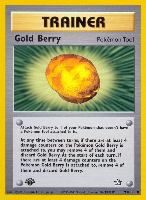 Gold Berry (93/111) [Neo Genesis 1st Edition] | Arkham Games and Comics