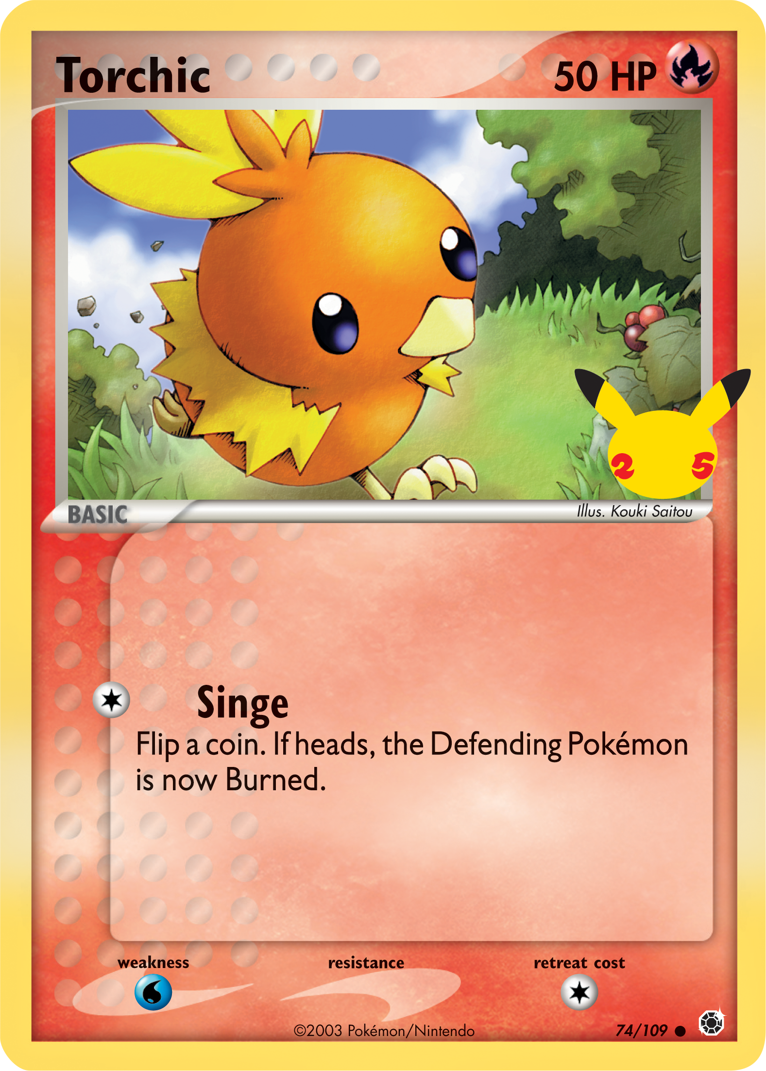 Torchic (74/109) [First Partner Pack] | Arkham Games and Comics